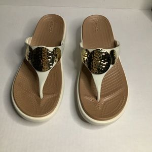 briar rose gold crocs